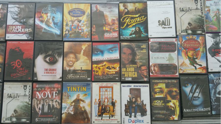 Pack de 56 filmes dvd originais bom preço 